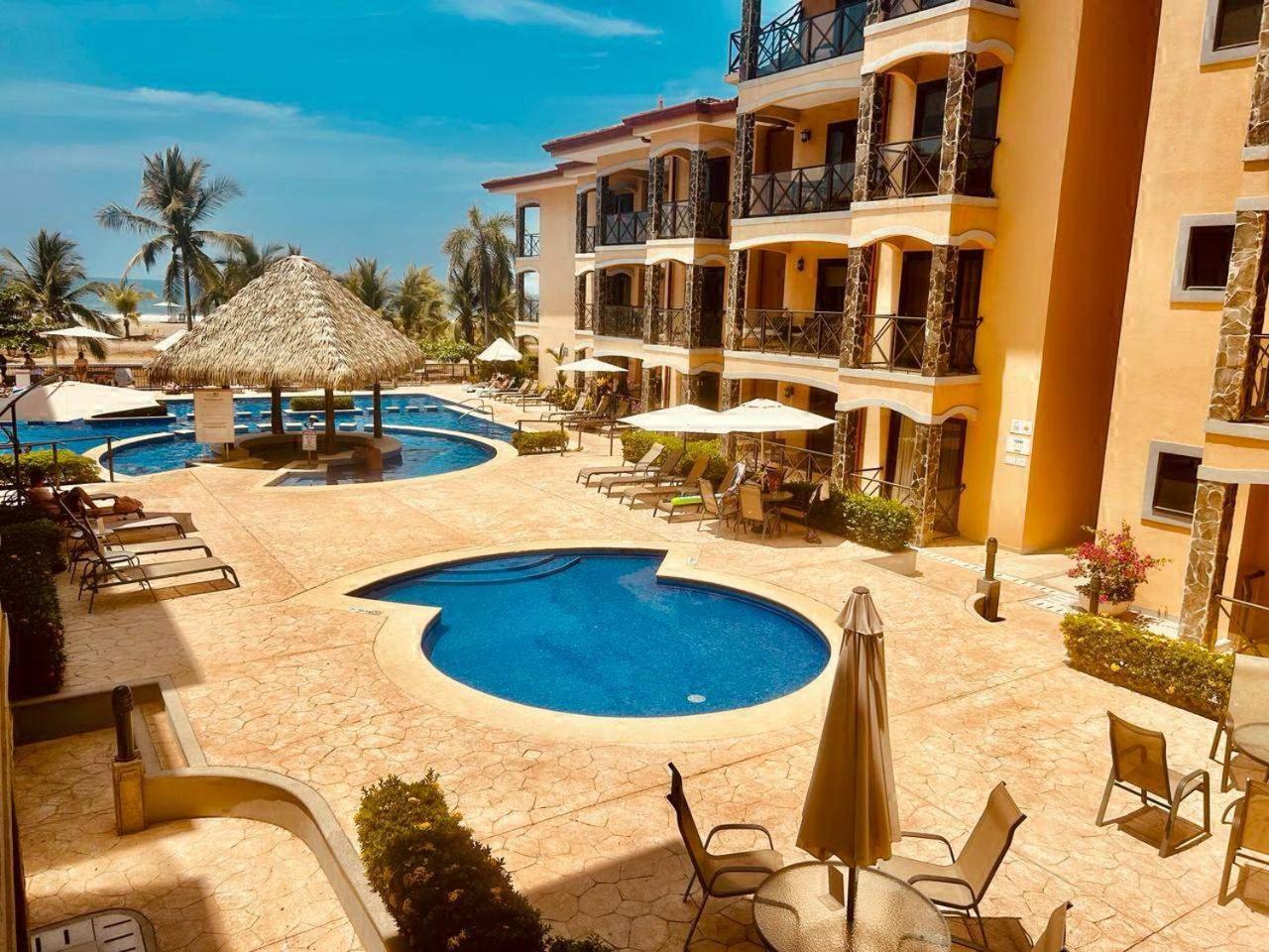 Apartamento De Lujo Las 3 Gotas Jaco, Frente Al Mar Con Vista A La Playa Экстерьер фото