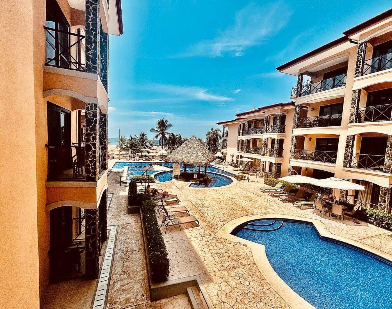 Apartamento De Lujo Las 3 Gotas Jaco, Frente Al Mar Con Vista A La Playa Экстерьер фото