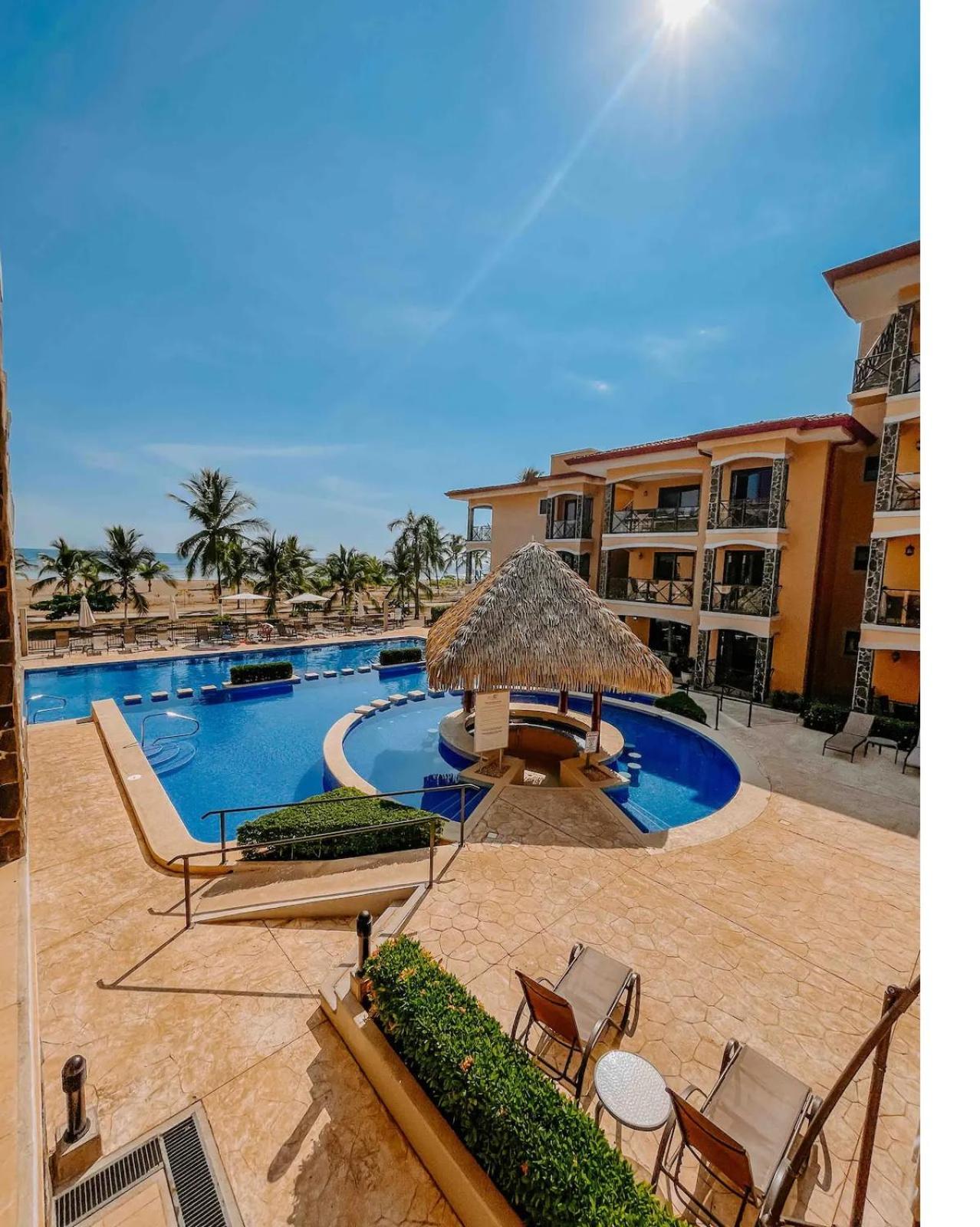Apartamento De Lujo Las 3 Gotas Jaco, Frente Al Mar Con Vista A La Playa Экстерьер фото