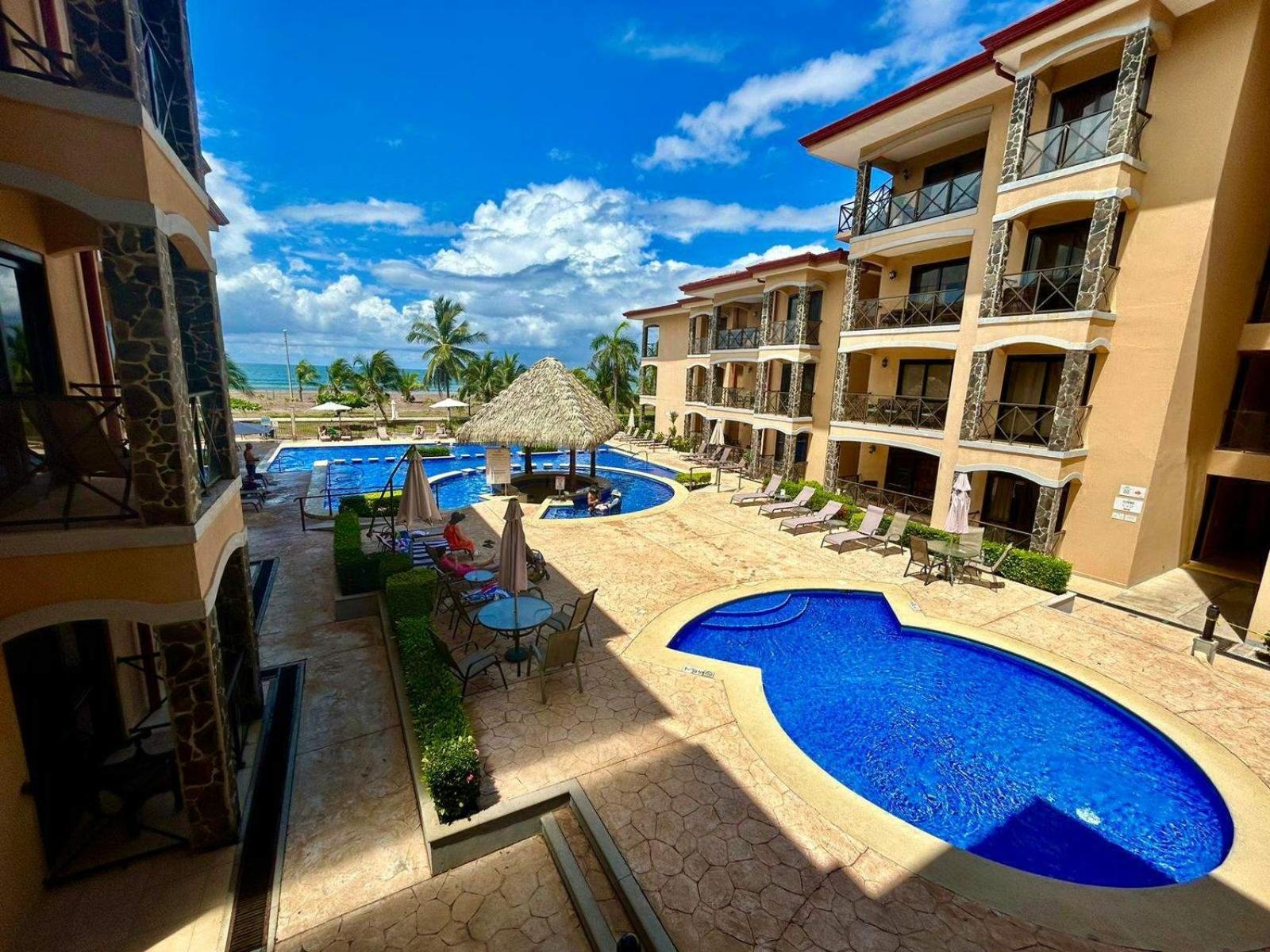 Apartamento De Lujo Las 3 Gotas Jaco, Frente Al Mar Con Vista A La Playa Экстерьер фото